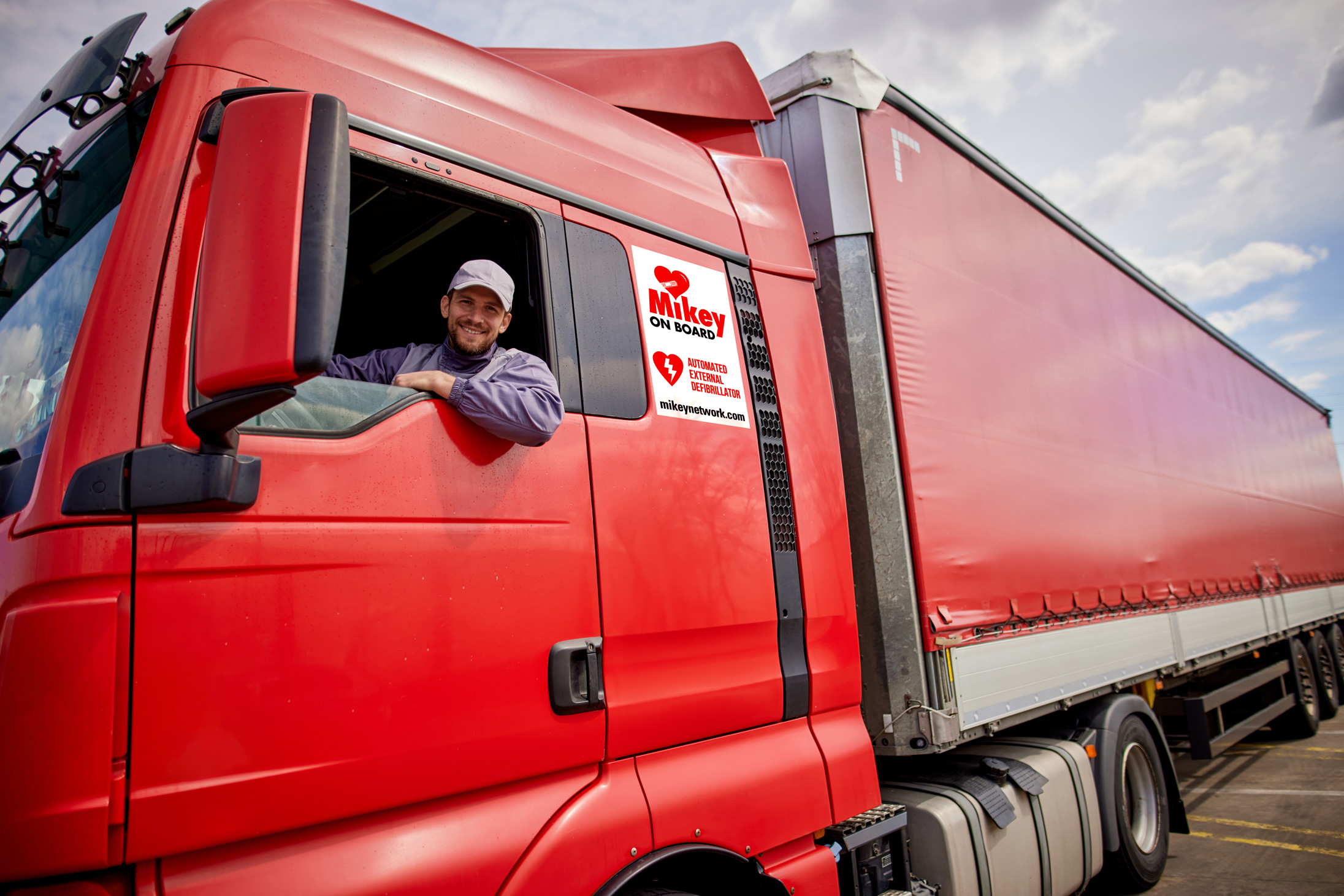 Mikey on board Banner